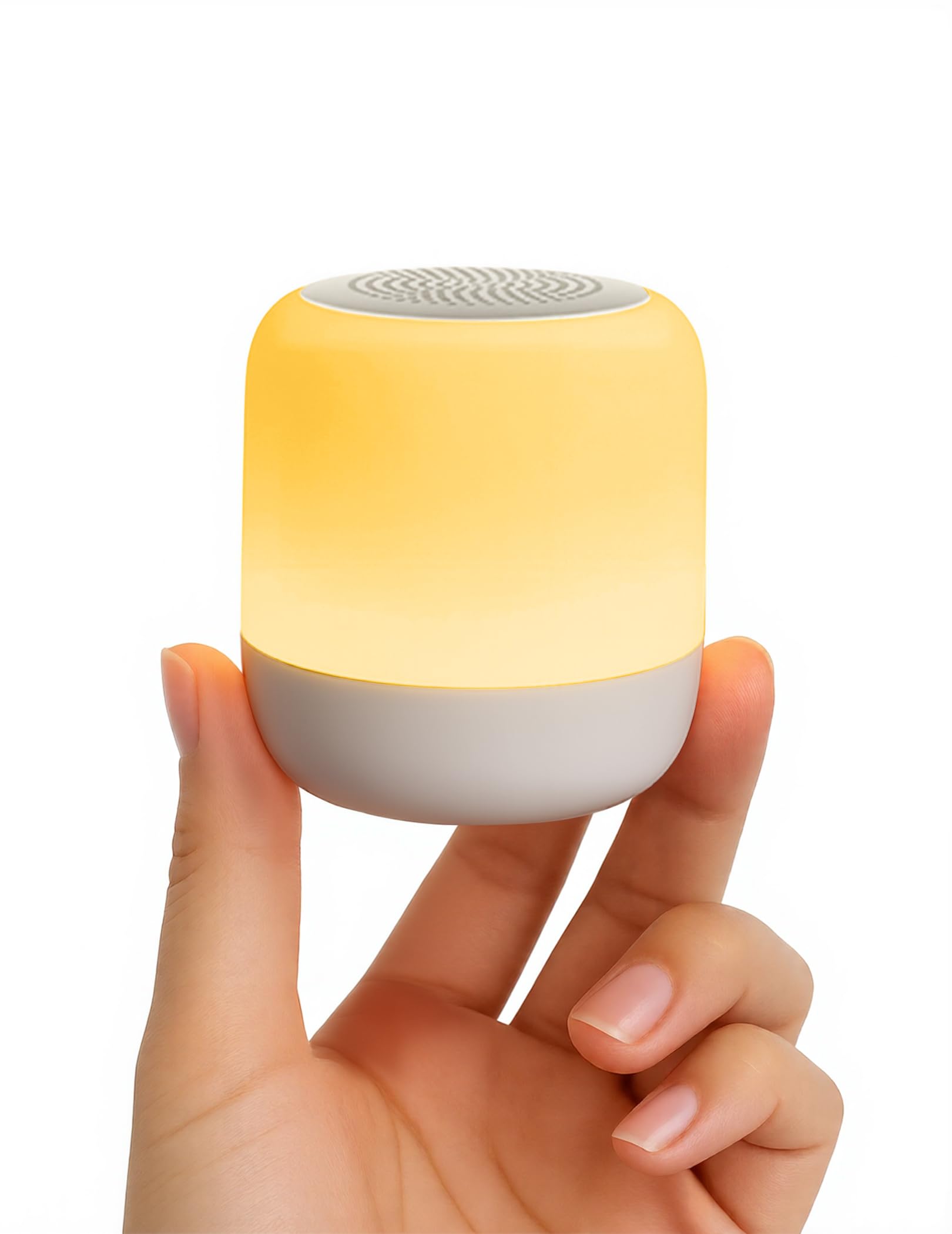 Babelio White Noise Machine Baby, Nachtlichter in 9 Farben, 20 nicht wiederholenden Klängen, Timer, Speicherfunktion, tragbar für Reisen
