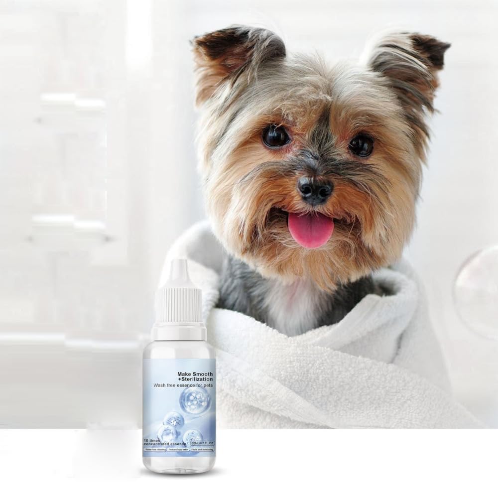 NALACALPet Cleaning Leave-In Serum, 1 Pack Waterless Foam Serum for Pets, Hypoallergenic No Rinsing Dry Serum for Cats And Dogs, Cleansing Water-Free Serum Grooming for Pet