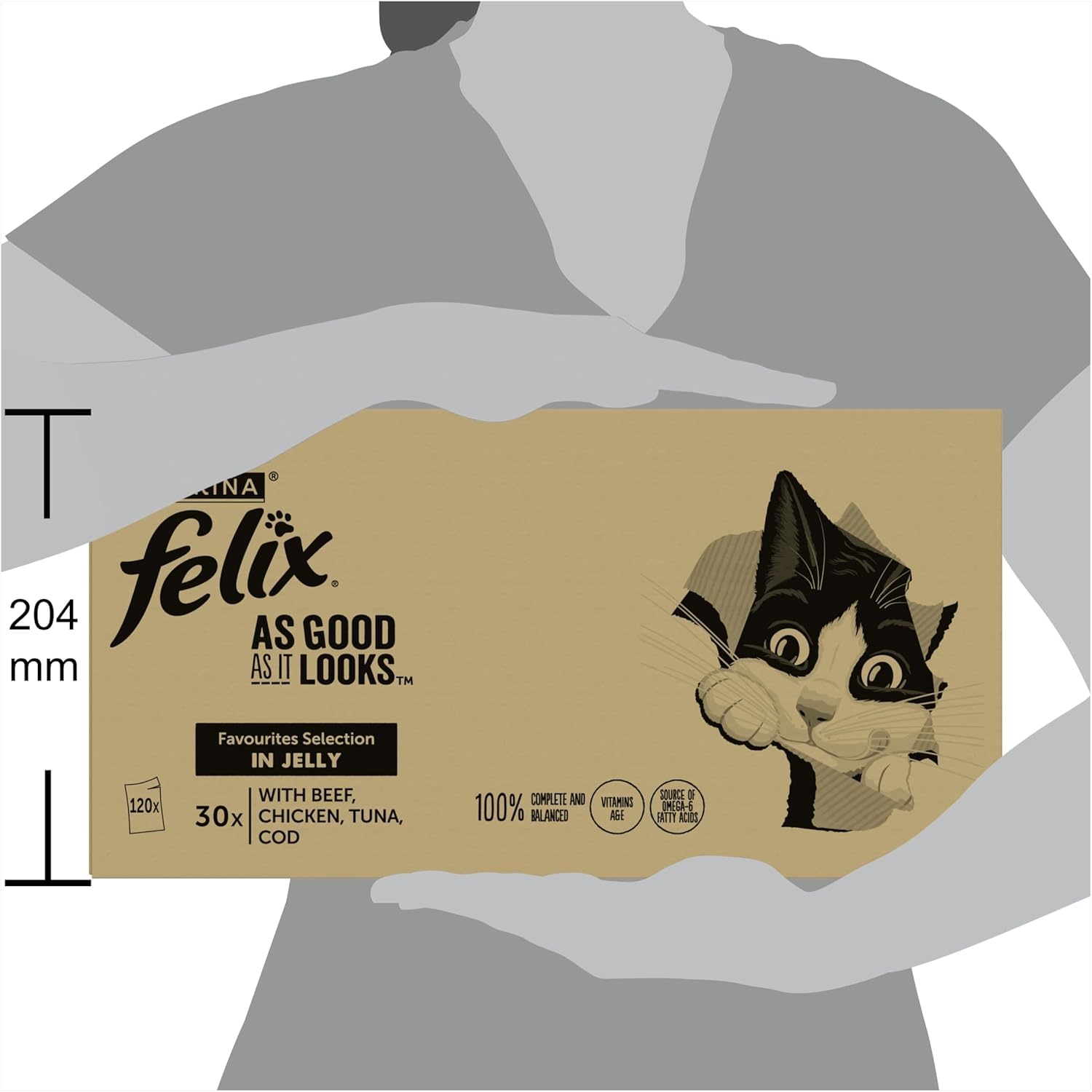 FELIX As Good As it Looks Favourites Selection in Jelly Wet Cat Food 120x85g — view 6