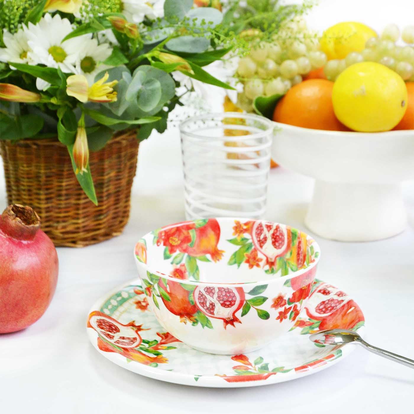 Les Jardins de la Comtesse - Petit Bol en Mélamine Pure - Séville - Ø 15 cm - Service de Table - Collection de Vaisselle Quasi-Incassable