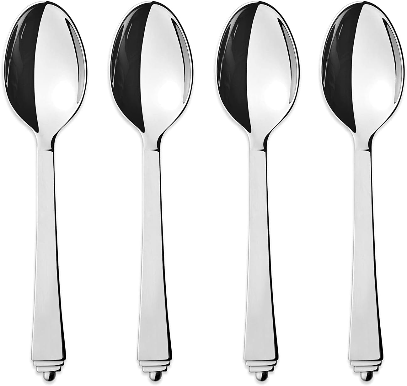 Georg Jensen Pyramid Large Teaspoon Giftbox 4-Piece