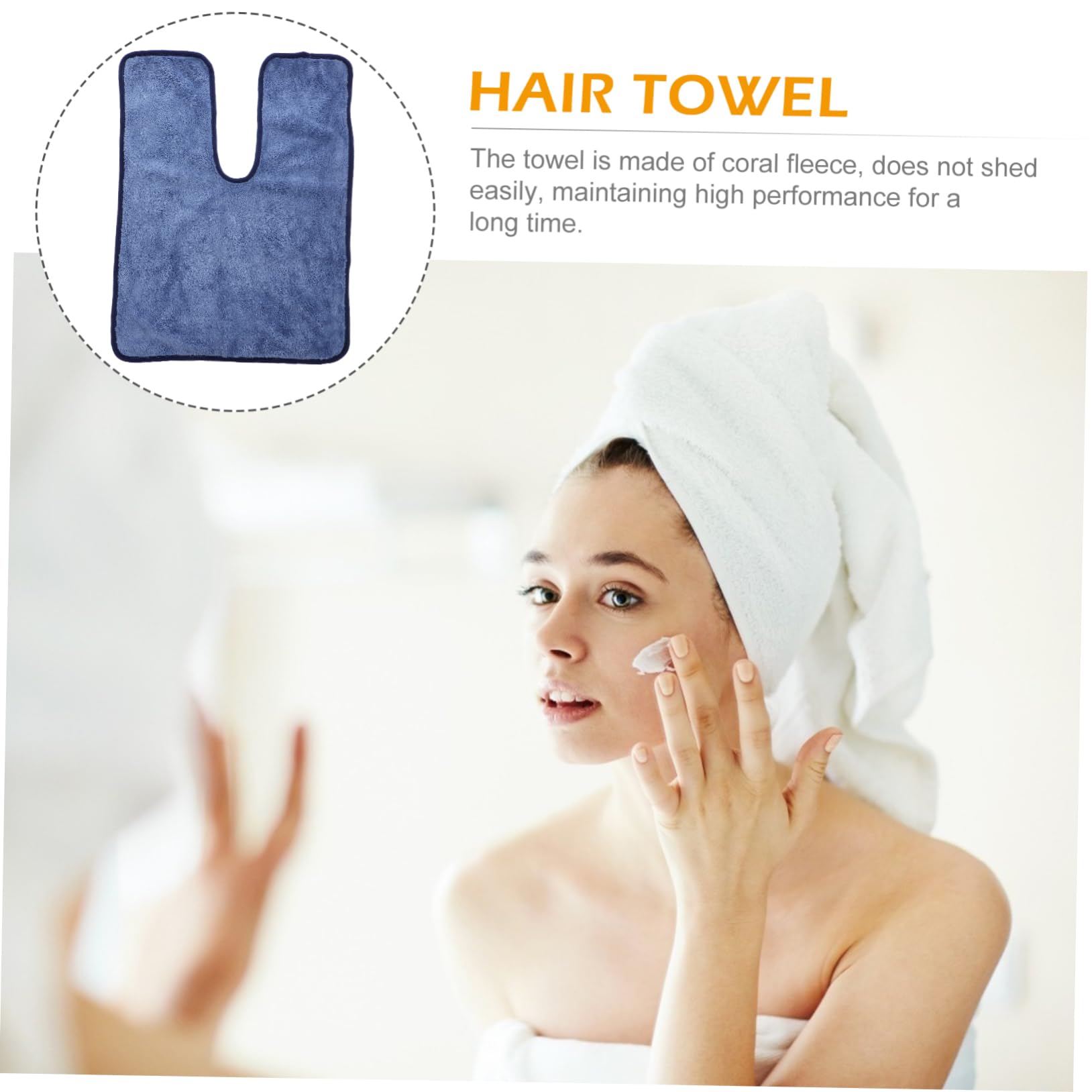 Healeved 5stücke Haarturban Korallengem Material Schnell Trocknendes Handtuch Für Mit Nassem Haar Für Schönheitssalons Und Zuhause Design