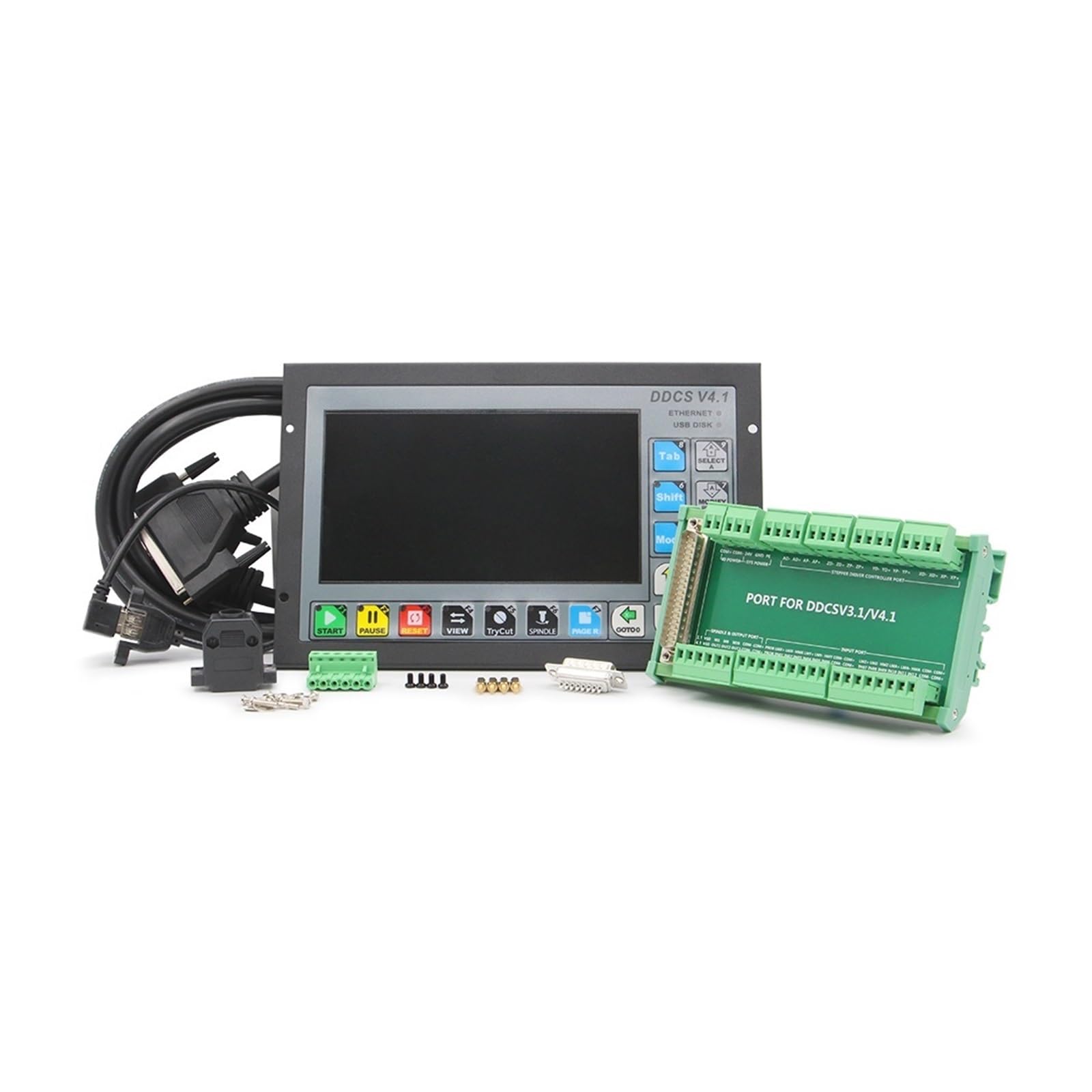 JVDDI DDCSV4.1 Standalone Motion Controller Offline Support 3 axis/4 axis USB CNC Interface(3 Axis)