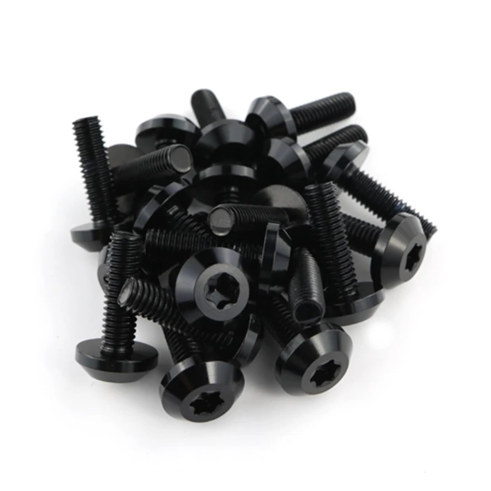 Viti per Carrozzeria Set Compatibile con Suzuki per SV650 per SV1000 Accessori Moto Kit Completo di Bulloni per Carenatura Completa Viti Dadi Clip Bulloni per Moto Viti Dadi(Black)