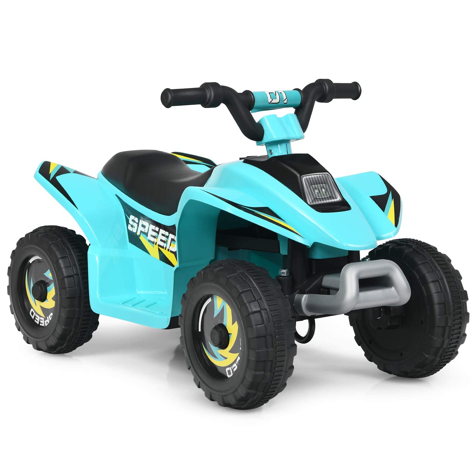 Relax4life Quad 4x4 Électrique pour Enfants avec Marche Avant/Arrière, Quad à Batterie avec 4 Roues Antidérapantes, Siège Ergonomique Capacité de Charge 30 KG, pour Enfants 3 Ans+(Modèle 1, Bleu)