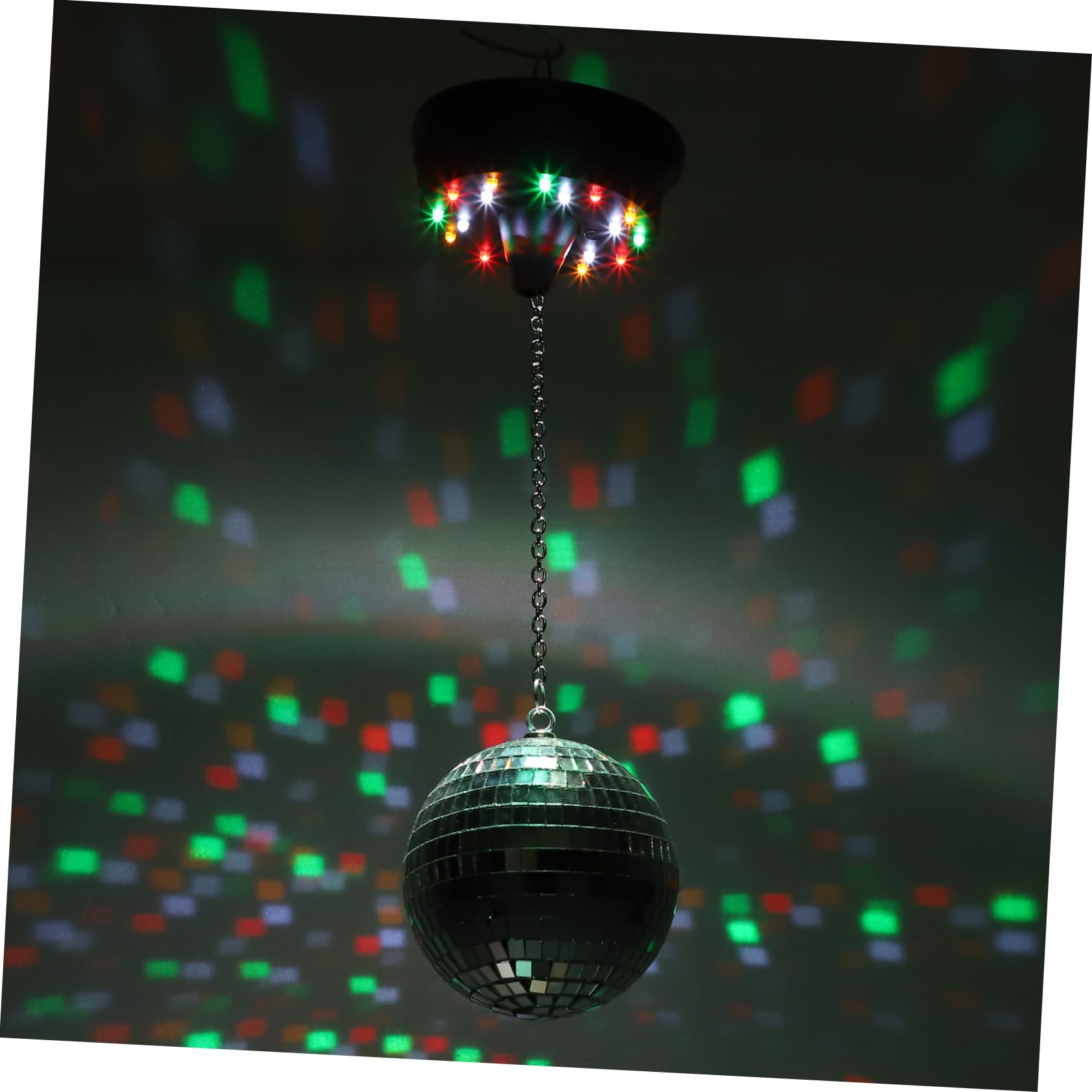 Tofficu Giant Disco Ball Light Motor Rotating Disco Ball Decor for Parties Stage Decor