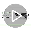 Image of LOCCUS 4-Piece Outdoor Rope Patio Furniture Set - All-Weather Waterproof Conversation Set with Cushions, Modern Woven Bistro Set for Balcony, Lawn, Garden, or Terrace (Black & Grey)