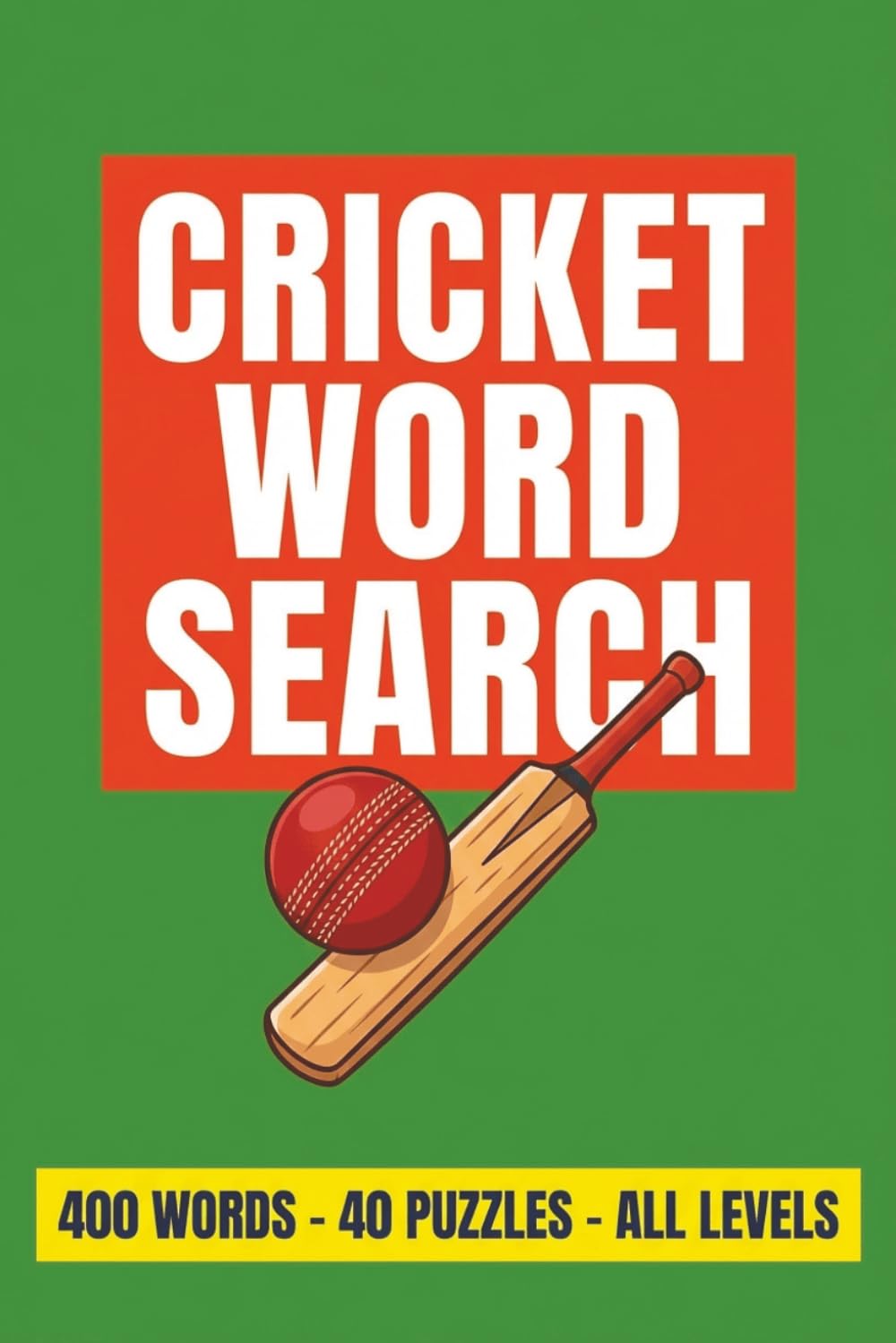 Cricket Word Search Puzzle with Solutions for all Ages