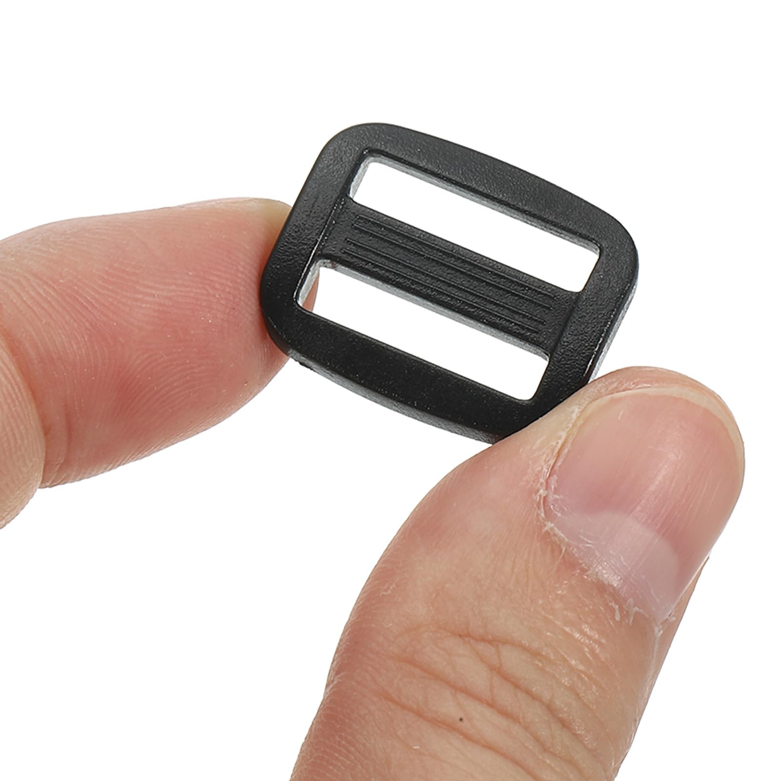 PATIKIL 45mm / 1-3/4 Inch Tri-Glide Slide Buckles, 10 Pack Plastic Webbing Strap Fastener for Backpack Bag Belt Black - Image 4