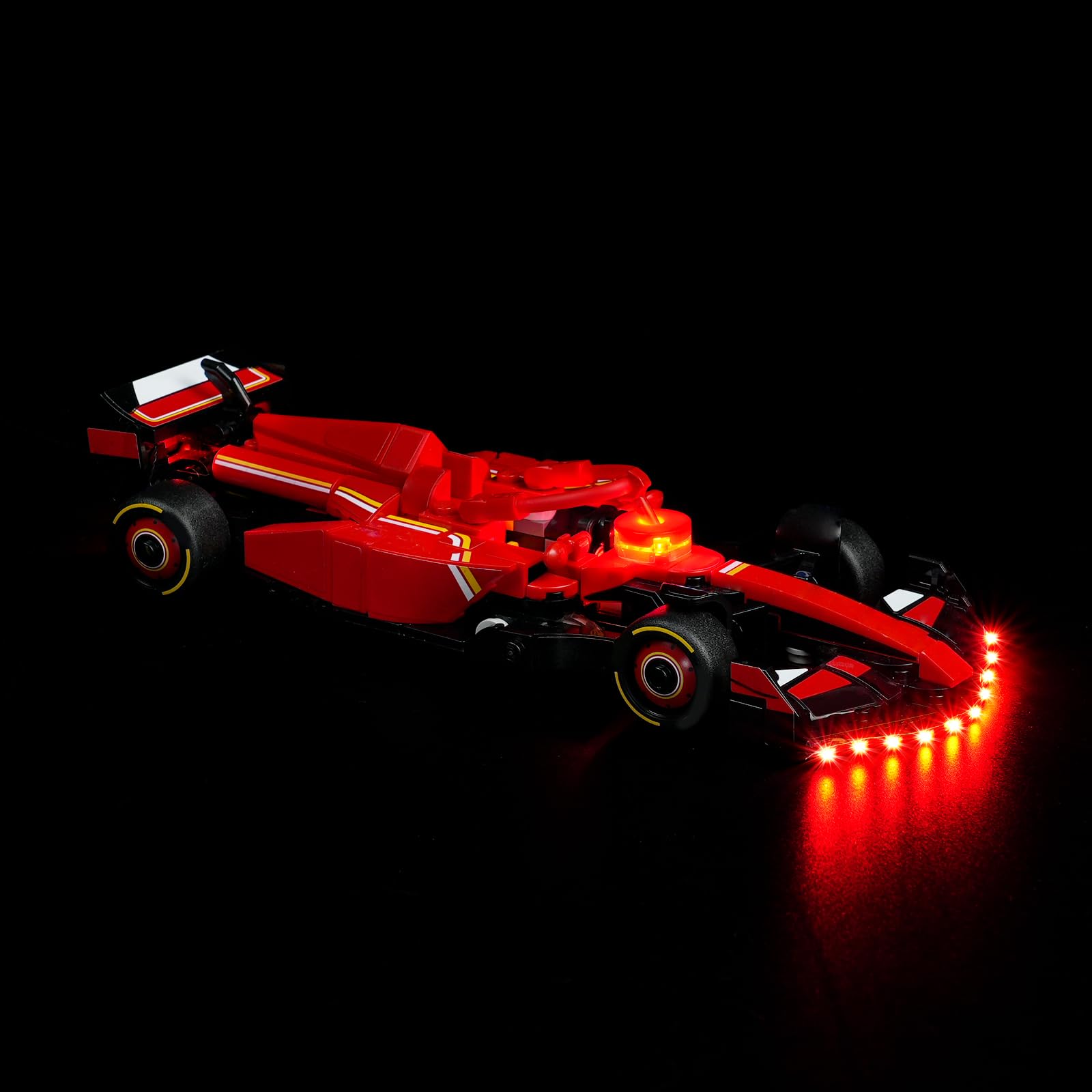 Rorliny LED Light Kit for Speed Champions Ferrari SF-24 F1 Race Car 77242 – Creative Light Set, Lights Only, No Models