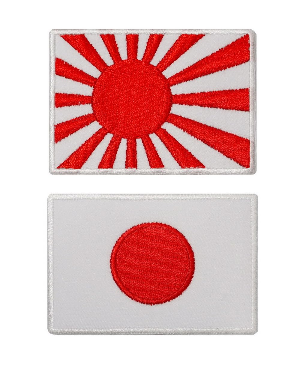 Rising Sun Japan Flag Embroidered Iron On Patch Japan Flag Patch Applique Flag Samurai Bushido Ronin Ninja
