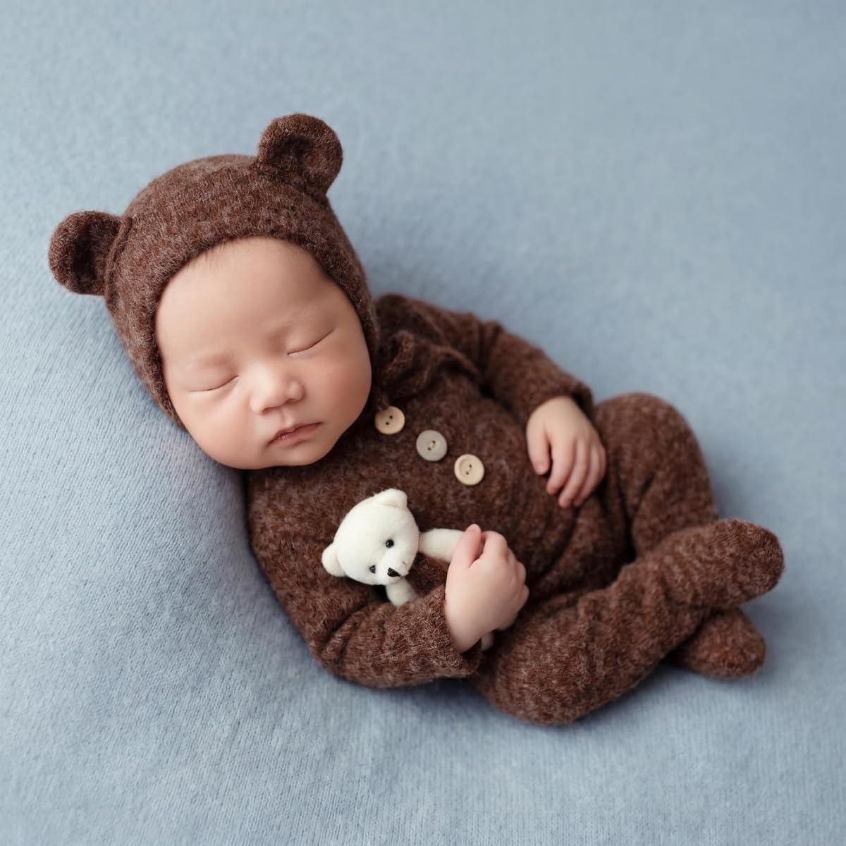 Newborn Photography Props Boys Outfits Baby Photo Props Bear Newborn Photography Outfits for Baby Boys Photoshoot