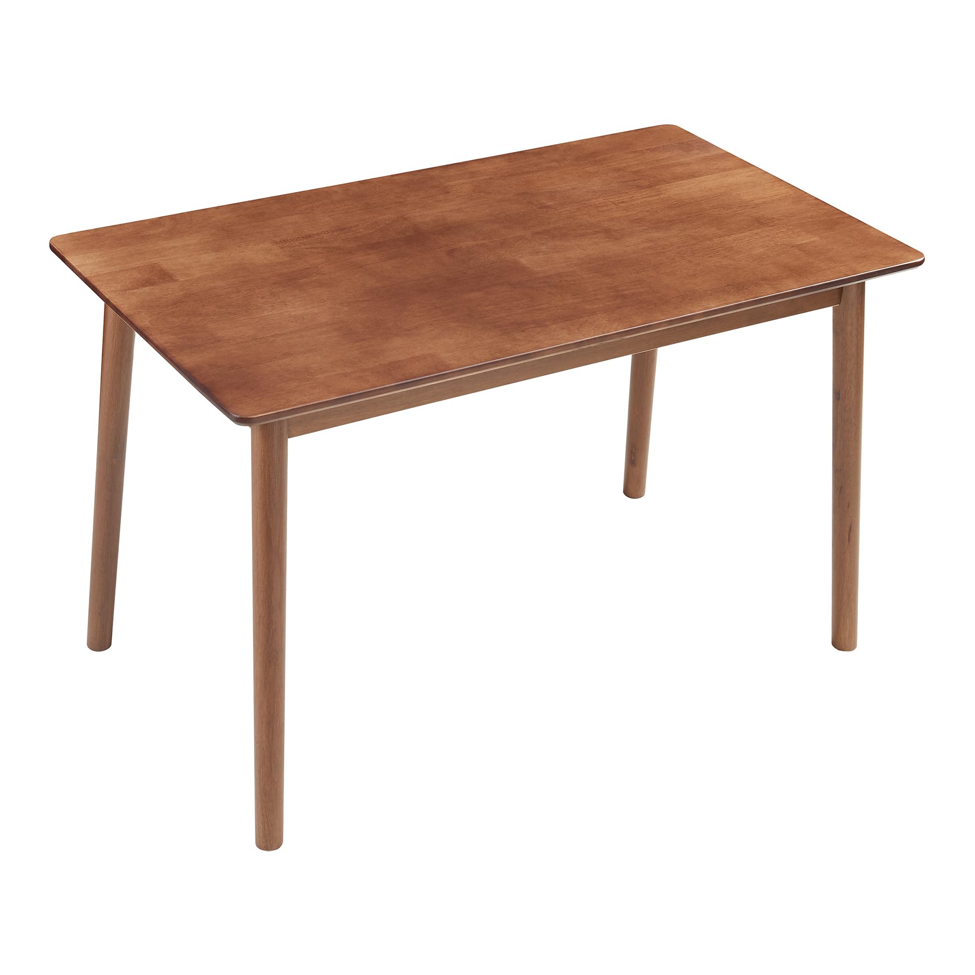 [en.casa] Esstisch Klijori Küchentisch für 6 Personen 140 x 70 x 74 cm Esszimmertisch für Esszimmer Küche Wohnzimmer rechteckig Holz Walnussoptik