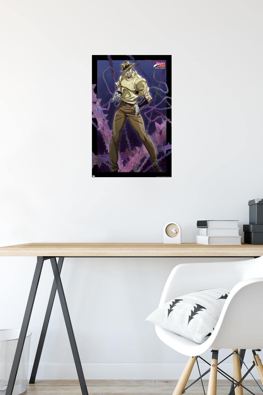 JoJo's Bizarre Adventure - Joseph and Hermit Purple Wall Poster