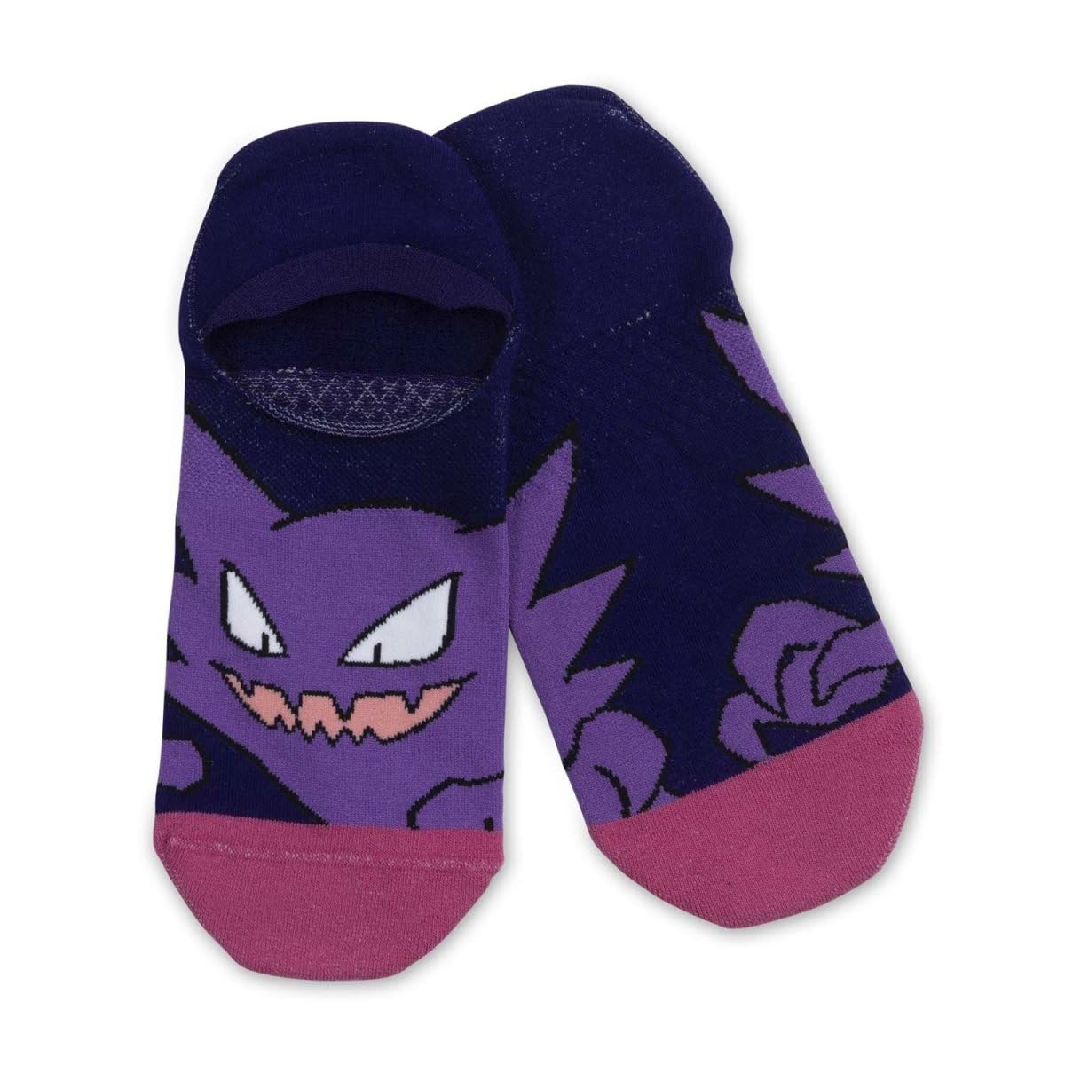 Pokémon Center: Gastly, Haunter & Gengar Terrifying Trio Calcetines invisibles (3 pares) (talla única-adulto), Multi, talla única