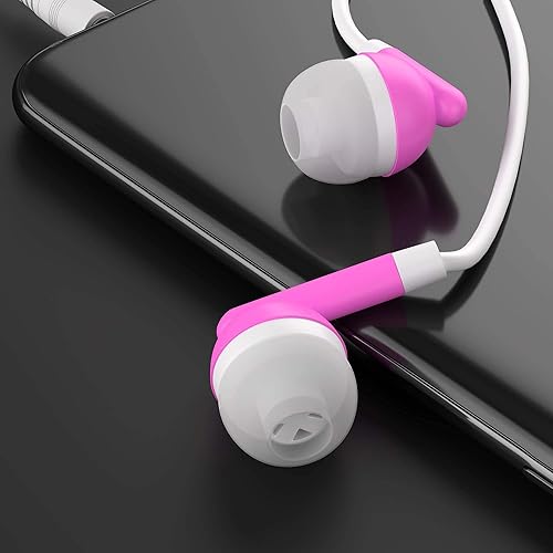 Miniatura 3 de Maeline Auriculares a granel con enchufe de auriculares de 0.138 in - Paquete de 1000 unidades al por mayor - Negro