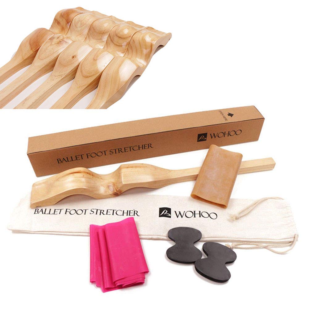 Accessoire Danse Yoga Stretch Enhancer Pied Vobumix - Appareil Étirement Cou -de-Pied Pour Ballet, Yoga, Fitness - Avec Accessoires Civière Pied Ballet