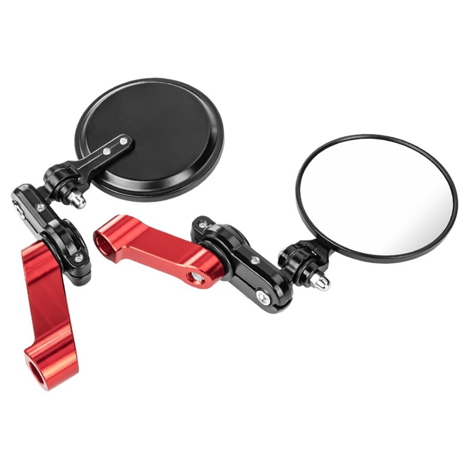 Lusterka wsteczne do motocykla Pasuje do Kawasaki Ya&maha GSXR GSX Ho&nda, akcesoriów motocyklowych, lusterek bocznych na kierownicy(Set5 Red Base)