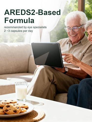 Miniatura 6 de AREDS 2 Vitaminas para los ojos - Luteína Zeaxantina Complejo - 120Cápsulas