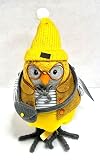 Harvest Featherly Friends Bird with Yellow Hat and Purse Decorative Figurine - Hyde & EEK! Boutique