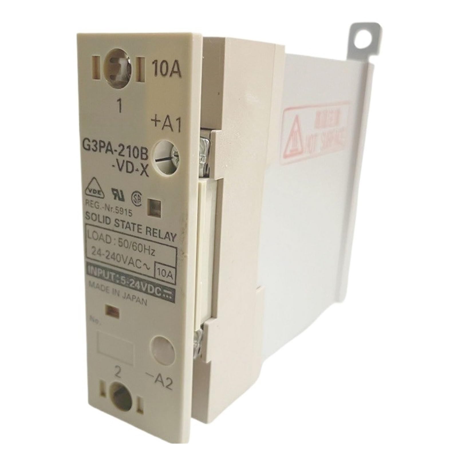 Relais statique G3PA-240B-VD 24VDC pour commutation industrielle