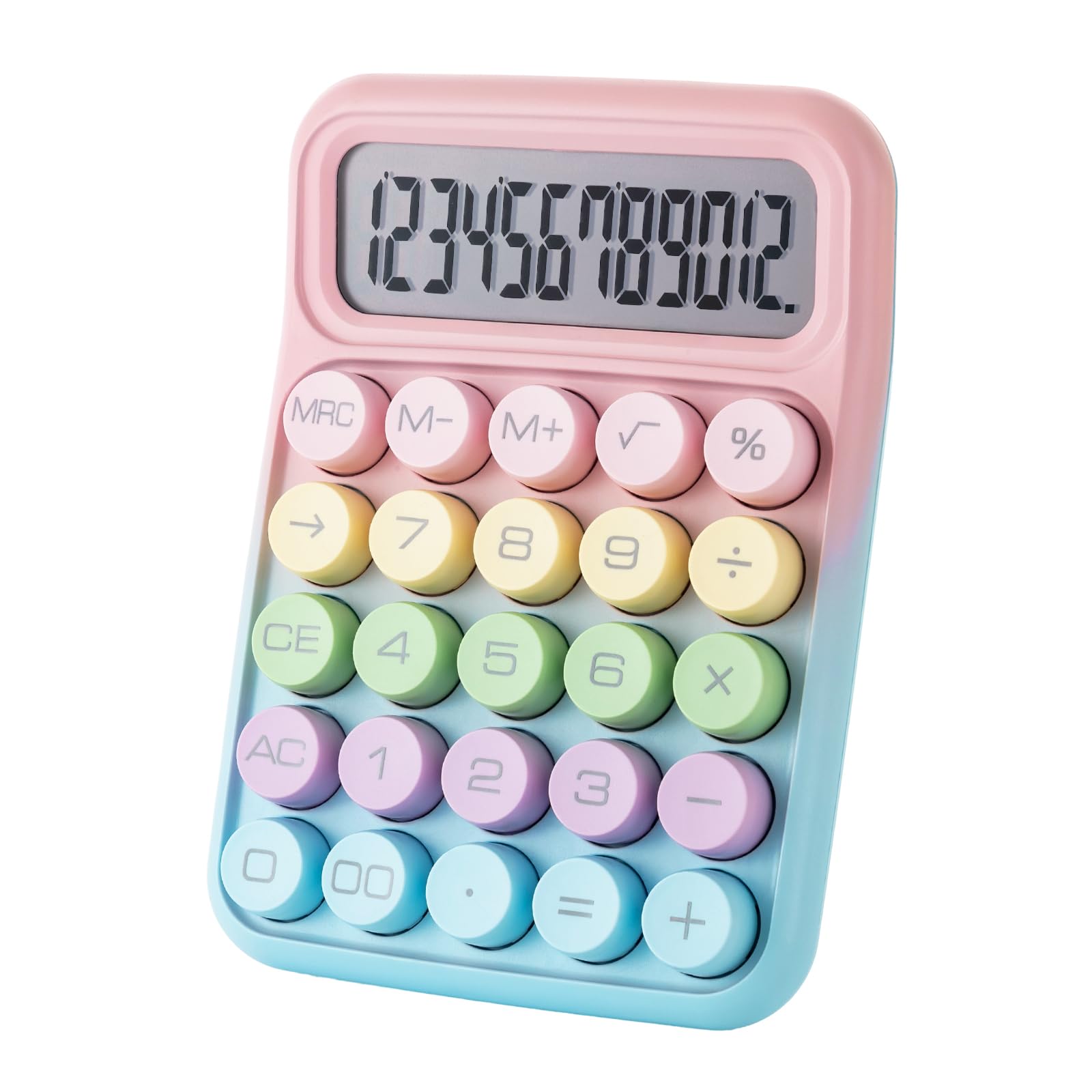 Coollooc Mechanical Switch Calculator 10 Digits, Large LCD Display Big Buttons Colorful Candy Calculators Desktop Cute Desk Aesthetic 3ce34857 Aa64 4df4 8ac2 85839d85febc.f5b4fbcd22f4e087c4865f5ff95af41b - View #7