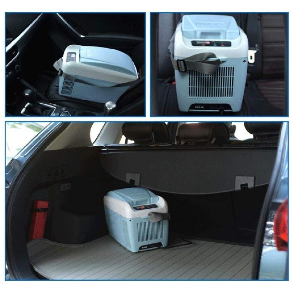 Frigorifero Portatile Mini Frigo for Auto - 12V Auto Scatola di Riscaldamento Congelatore - 8L Frigorifero Portatile for Auto, Viaggi, Campeggio Uso Esterno