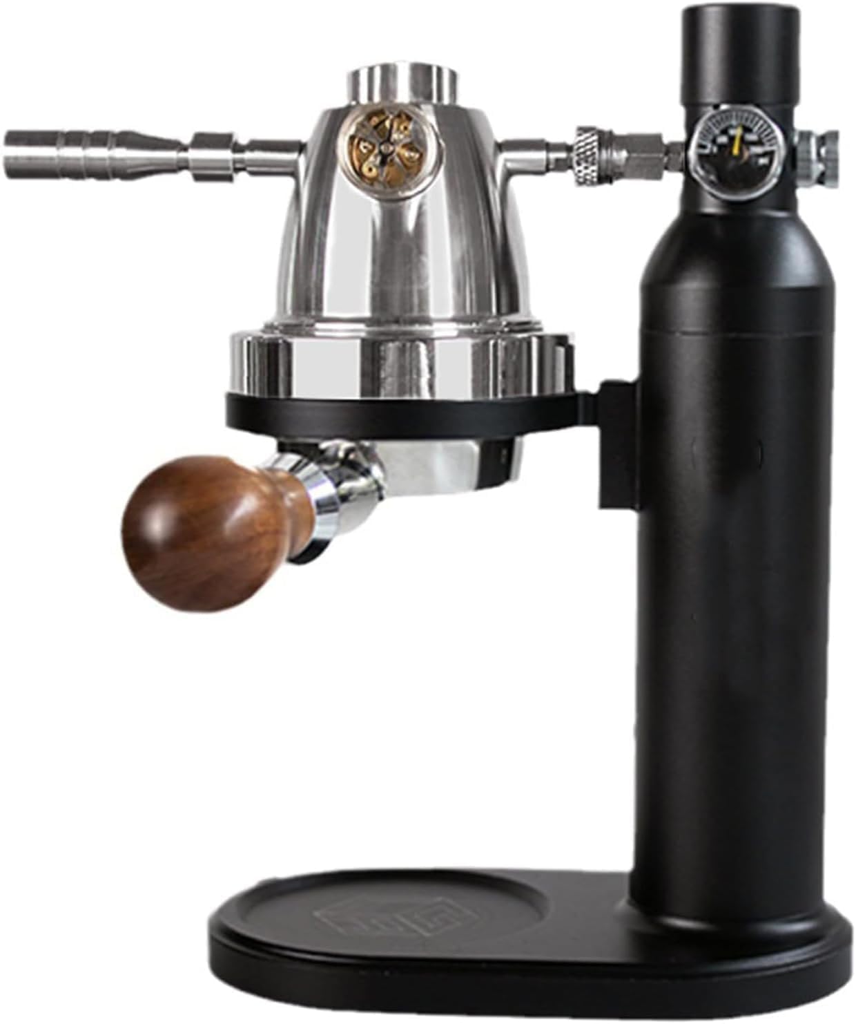 Pneumatic Coffee Machine with Variable Pressure, Adjustable Stand, Fast Exhaust for Espresso, Camping, Travel, and Outdoor Use