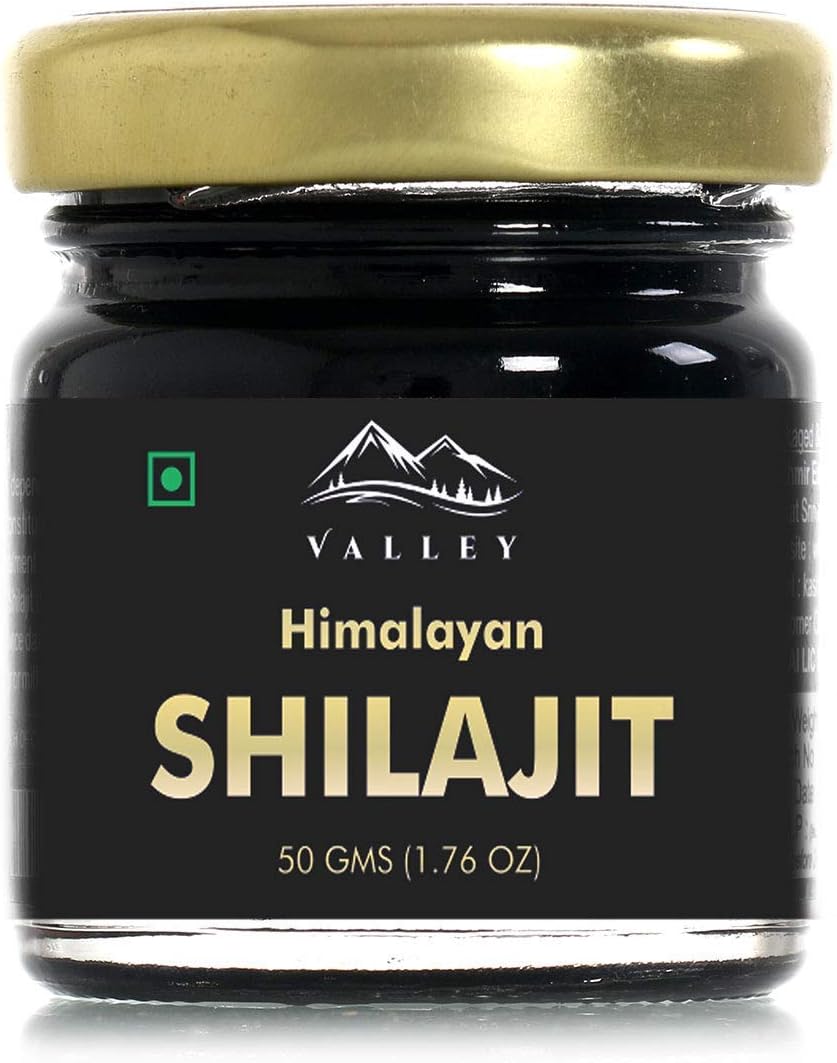 Dharma Valley Pure Himalayan Shilajit (50 GMS) Gold Grade for Power and Energy