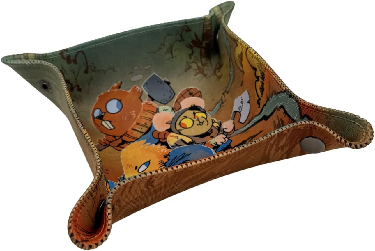 Magpie Games Root The Roleplaying Game: Dice Tray, Dual-Sided Woodland Art