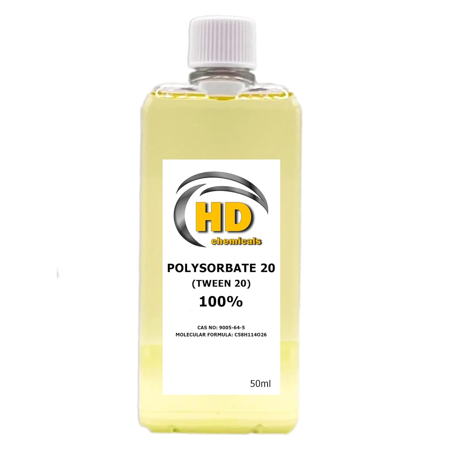 Polysorbate 20 Tween 20 Water solubiliser, Emulsifier 50ml 100ml 250ml 500ml 50ml