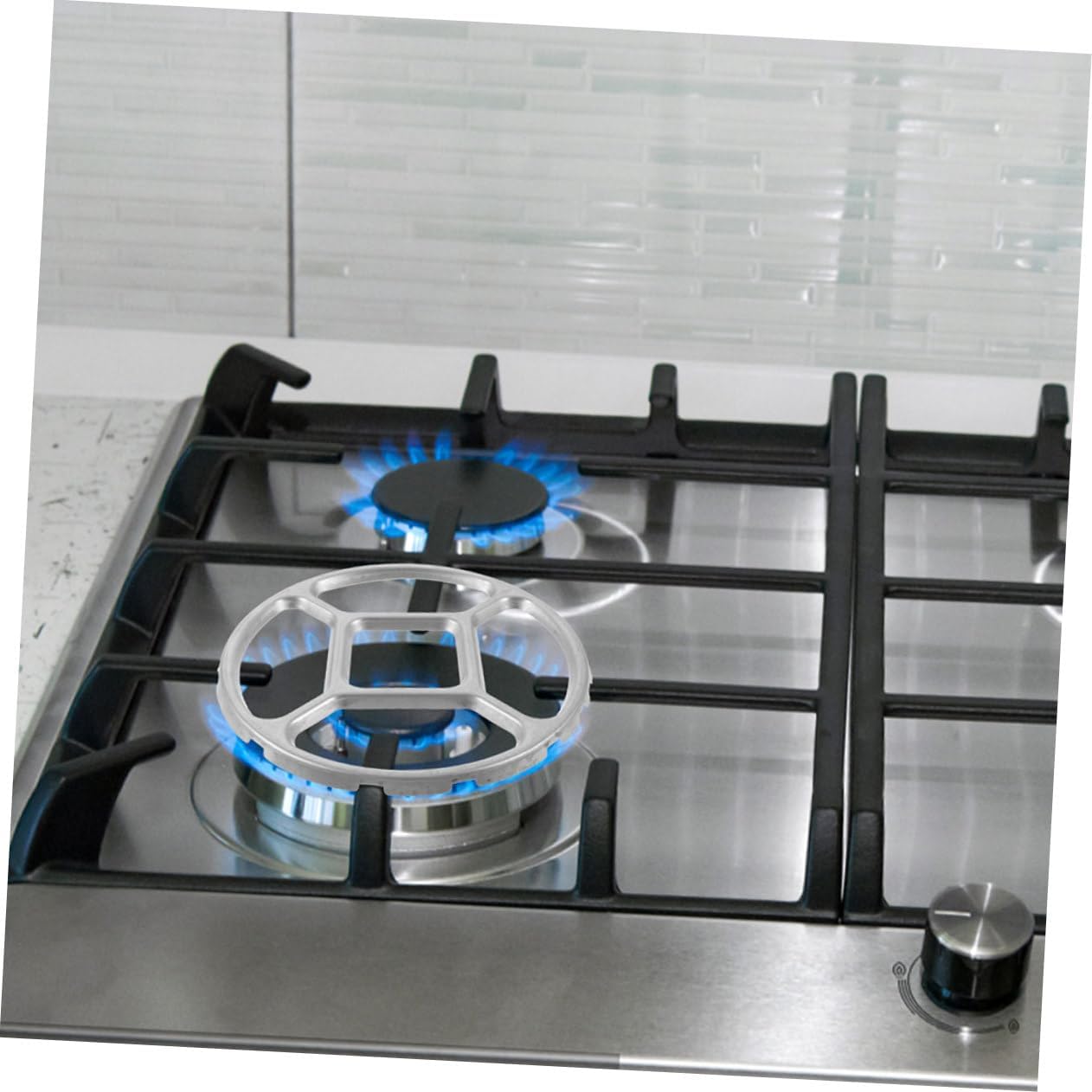 2pcs Alloy Material Gas Stove Bracket Pot Rack Non Slip Wok Ring for Gas Stove Accessories