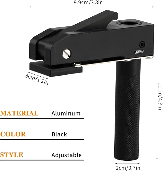 Adjustable Dog Clamps, 2-Piece, Woodworking, Holds Fast, Bench, Dog Clamps for 19 mm/20mm Dog Hole (2PCS 20MM)