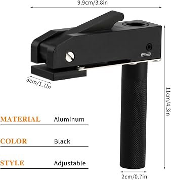 Adjustable Dog Clamps, 2-Piece, Woodworking, Holds Fast, Bench, Dog Clamps for 19 mm/20mm Dog Hole (2PCS 20MM)