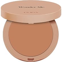 Pupa Milano Wonder Me Bronzer - Matte Bronzer Powder Reduces Pores and Imperfections - Sweat Resistant - Talc Free - 002 Medium Warm - 0.264 oz