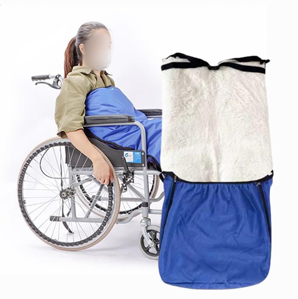 BLUEZY Manta para Silla de Ruedas, Fundas para Sillas de Ruedas, Impermeable para Personas Mayores Accesorios Silla de Ruedas, Fundas Cálidas para Piernas Y Parte Inferior del Cuerpo D