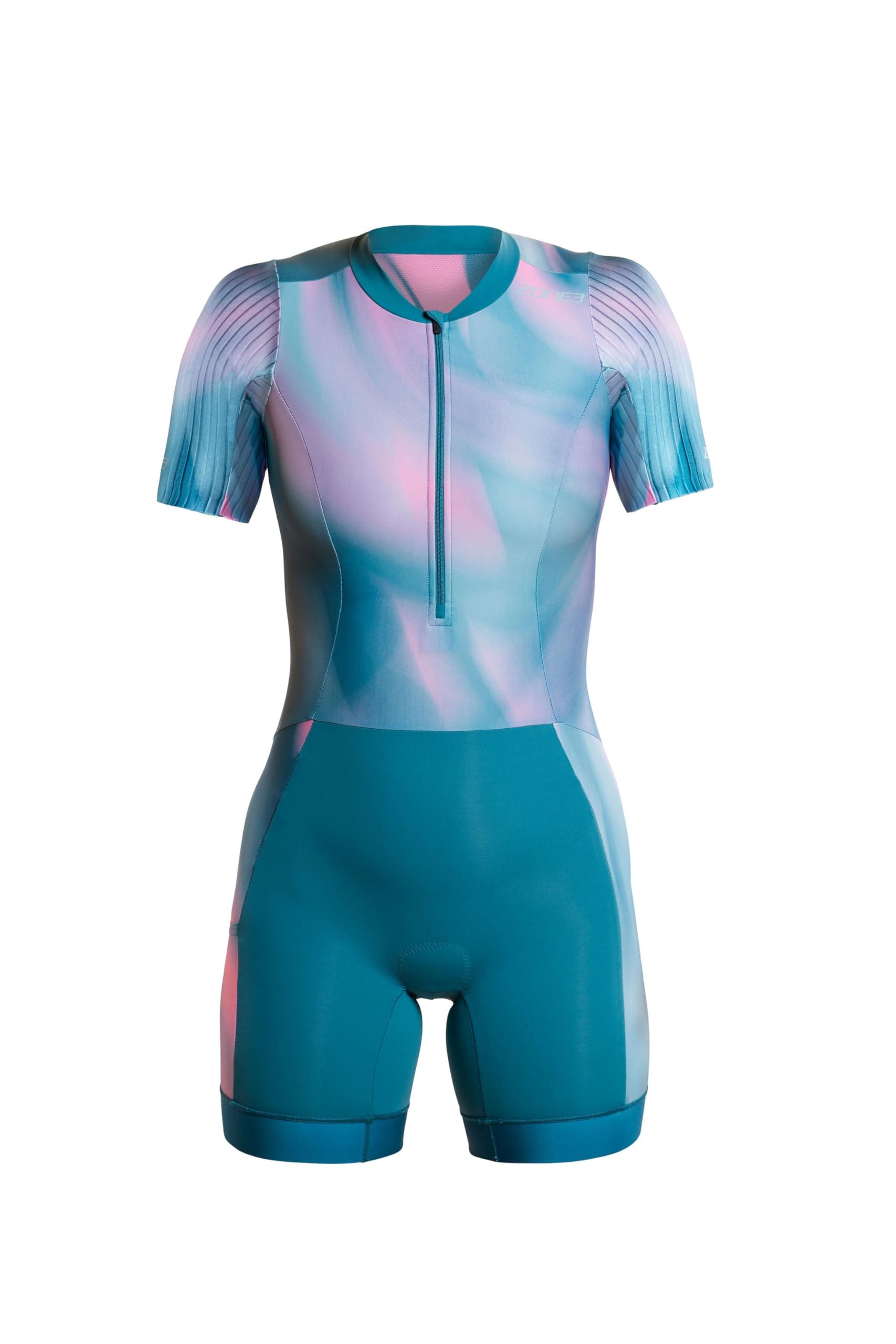 ZONE3 Damen Activate+ Kurzarm Tri Suit Performance Einteiler Triathlon Training Rennen