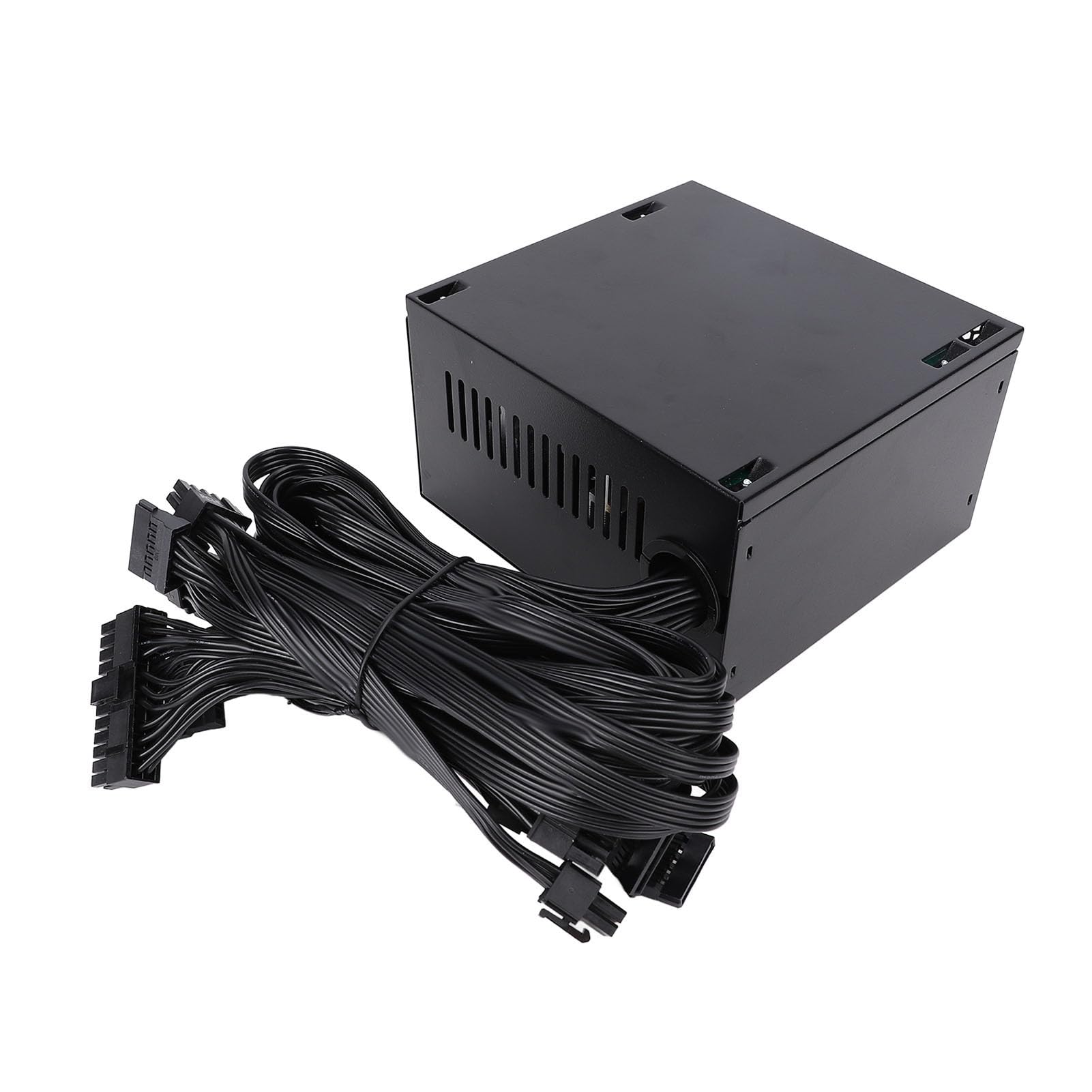 Jectse Fuente de Alimentación de Alta Potencia de 600w, Riel único de 12v, Fuente de Alimentación para Caja de Escritorio, Admite Plataformas de Doble Núcleo y Es Compatible con los