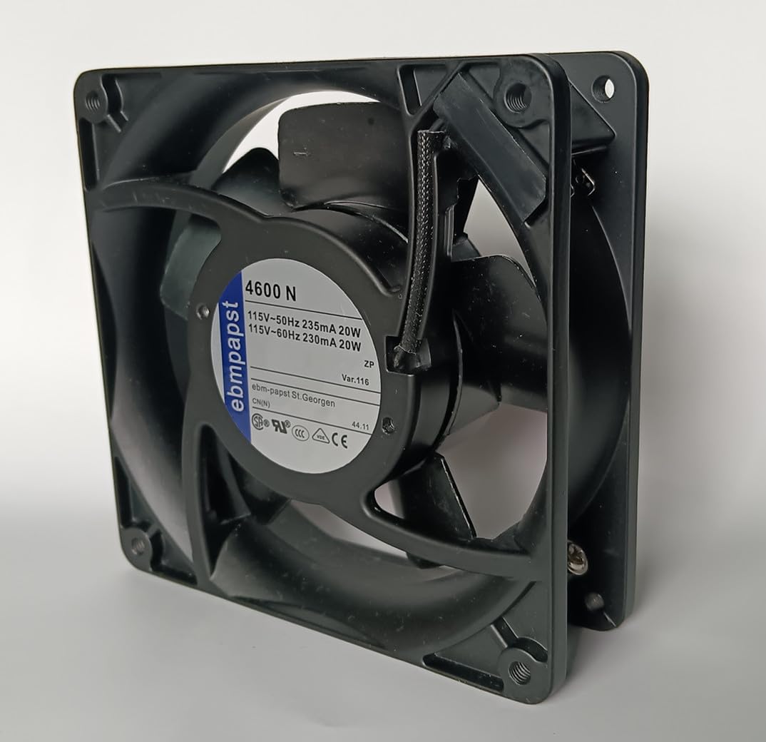 4600N AC High-Temperature Resistance Fan 4600 N 115V 235/230mA 20W 12CM 12038 Cooling Fan