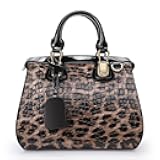 AIDRANI Genuine Leather Women's Handbag, Large Capacity crocodile-patterned, shoulder Crossbody storage bag