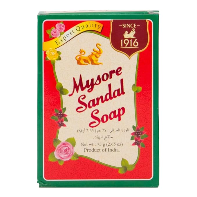 Mysore Sandal Original Bathing Soap 75g | Sandalwood | Natural | Moisturising Bath Soap