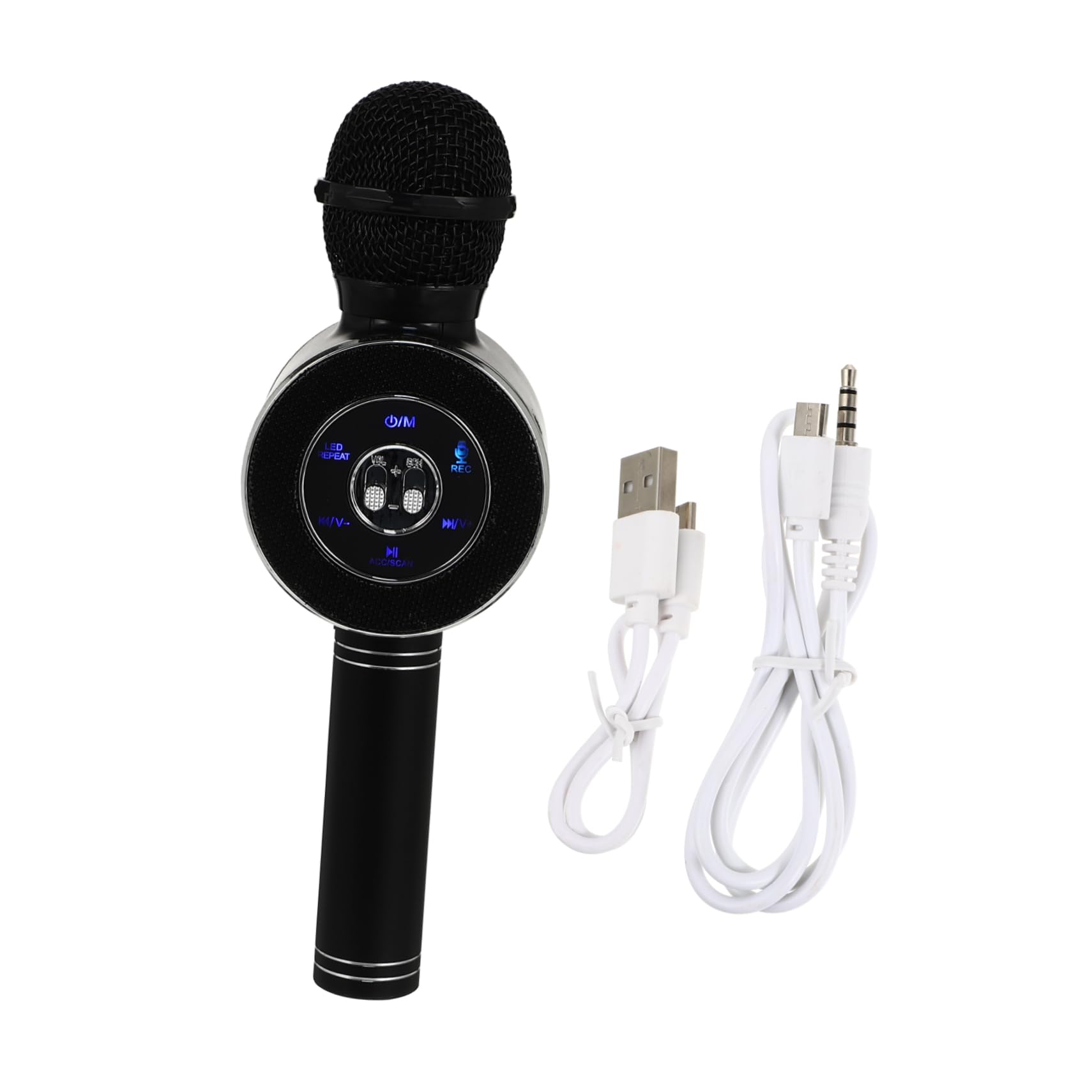 FUNOMOCYA Excellent Material Handheld Noise Reduction Card for Karaoke Recording Live Black