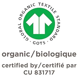 Burt\'s Bees Baby Essential Organic Cotton Fitted Crib Sheet, Breathable for Boy Girl Standard Crib & Toddler Mattresses