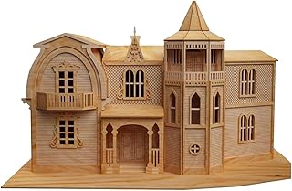 Birdâ€™s Wood Shack Munster House Model Kit â€“ Easy to Assemble 3D House Made of Baltic Birch Wood