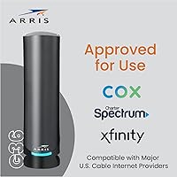 Vista 5 de ARRIS (G36) - Combo de enrutador de módem por cable - Fast DOCSIS 3.1 Multi-Gigabit WiFi 6 (AX3000), aprobado para Comcast Xfinity, Cox, Spectrum