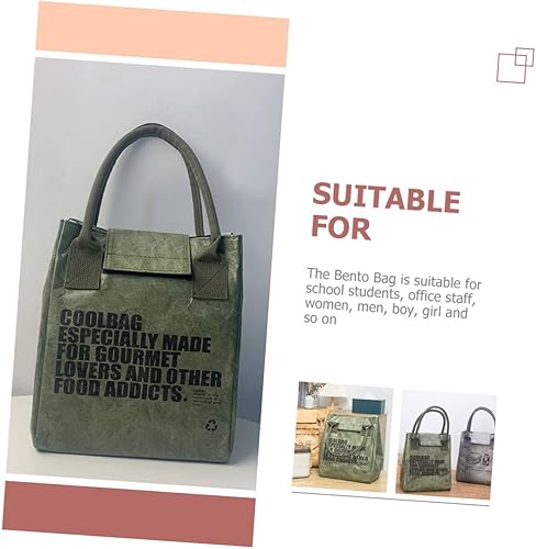 Miniatura 3 de Hohopeti Bolsa térmica para almuerzo para mujer, bolsa térmica para preservación de calor, bolsa térmica para alimentos, bolsa de transporte de