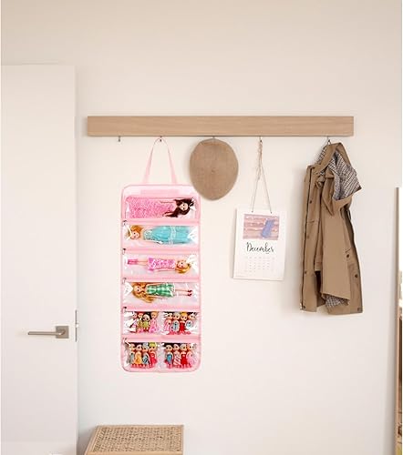 Miniatura 3 de Octsky Bolsa de almacenamiento para muñecas de juguete, bolsa de transporte compatible con LOL Surprise Toys Dolls Omg, organizador colgante bolsa