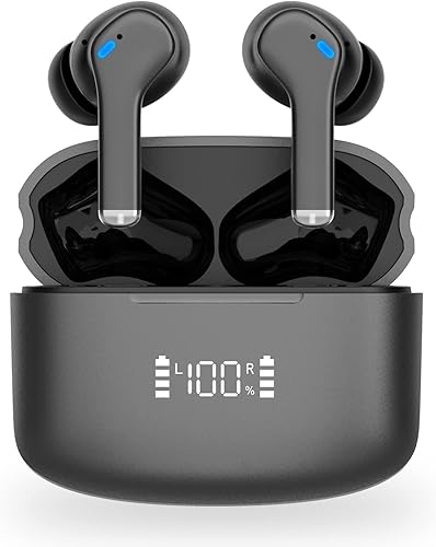 M48-Auriculares Bluetooth inalámbricos, auriculares inalámbricos, auriculares con cancelación de ruido, calidad de sonido HD, graves profundos,