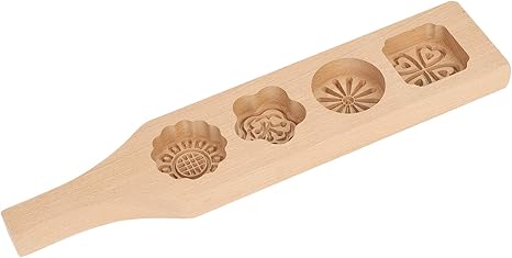 Amazon モールド 和菓子用器具 お菓子 月餅 パイ カボチャケーキ型 手作り 木製 花柄 円形 ハンドル付き 便利 製菓道具 Diy キッチン用品 家庭用 菓子屋 パン屋 プレゼント 4種類 B ケーキ型 オンライン通販