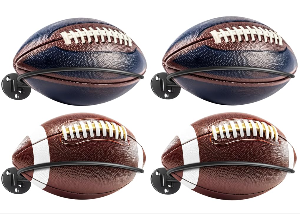 Football Room Decor - 2 Pack Wall Mount Holders -8